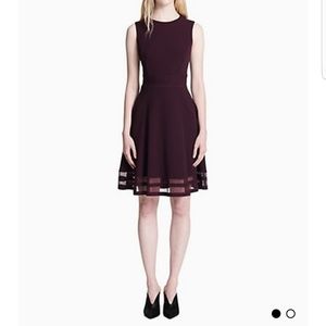 💙SOLD💙 Burgundy Calvin Klein Midi Dress